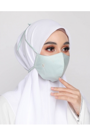 Satin faceMask │Dusty Green